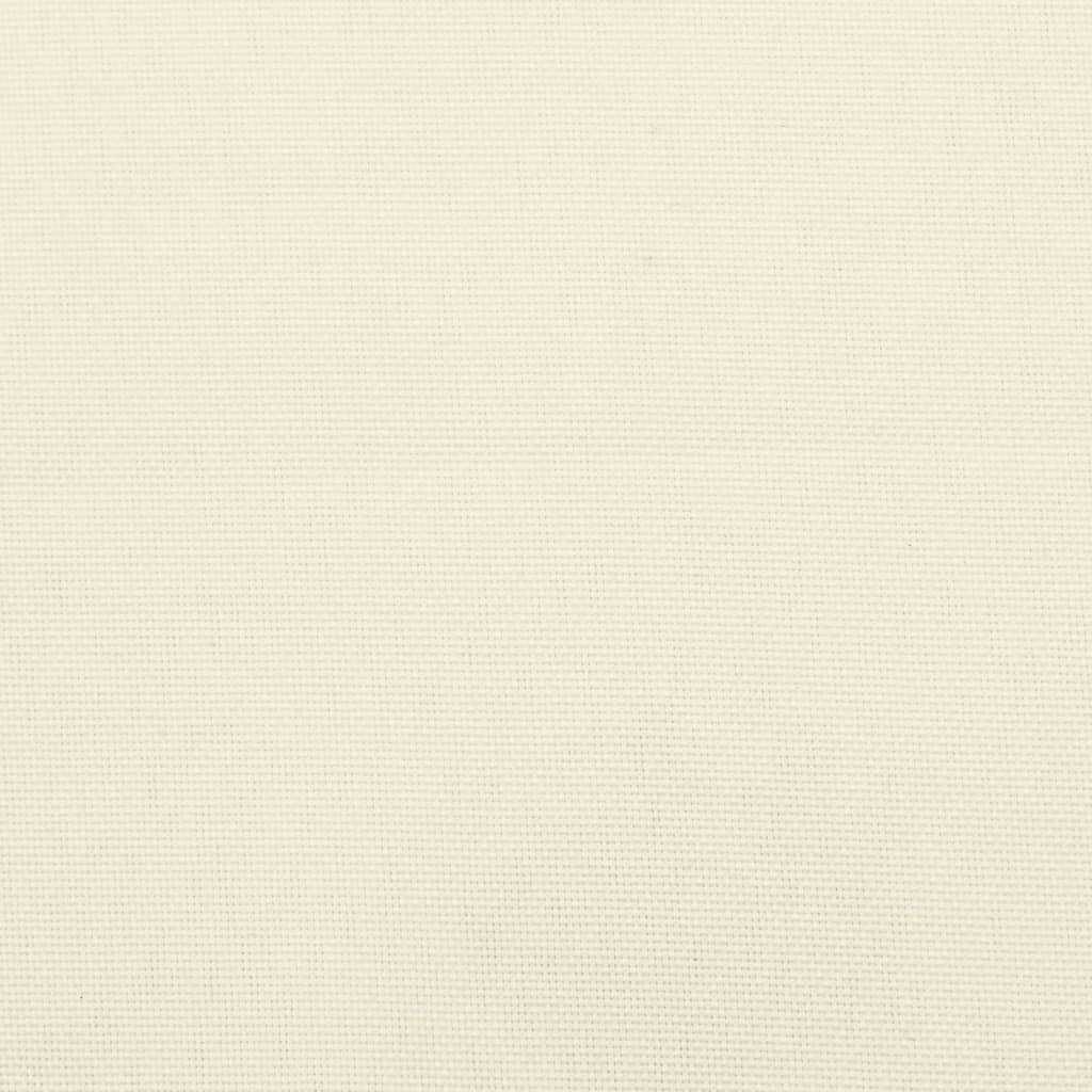 Cream white Oxford fabric texture, used for durable and affordable quality chair cushions 50x50x7 cm.