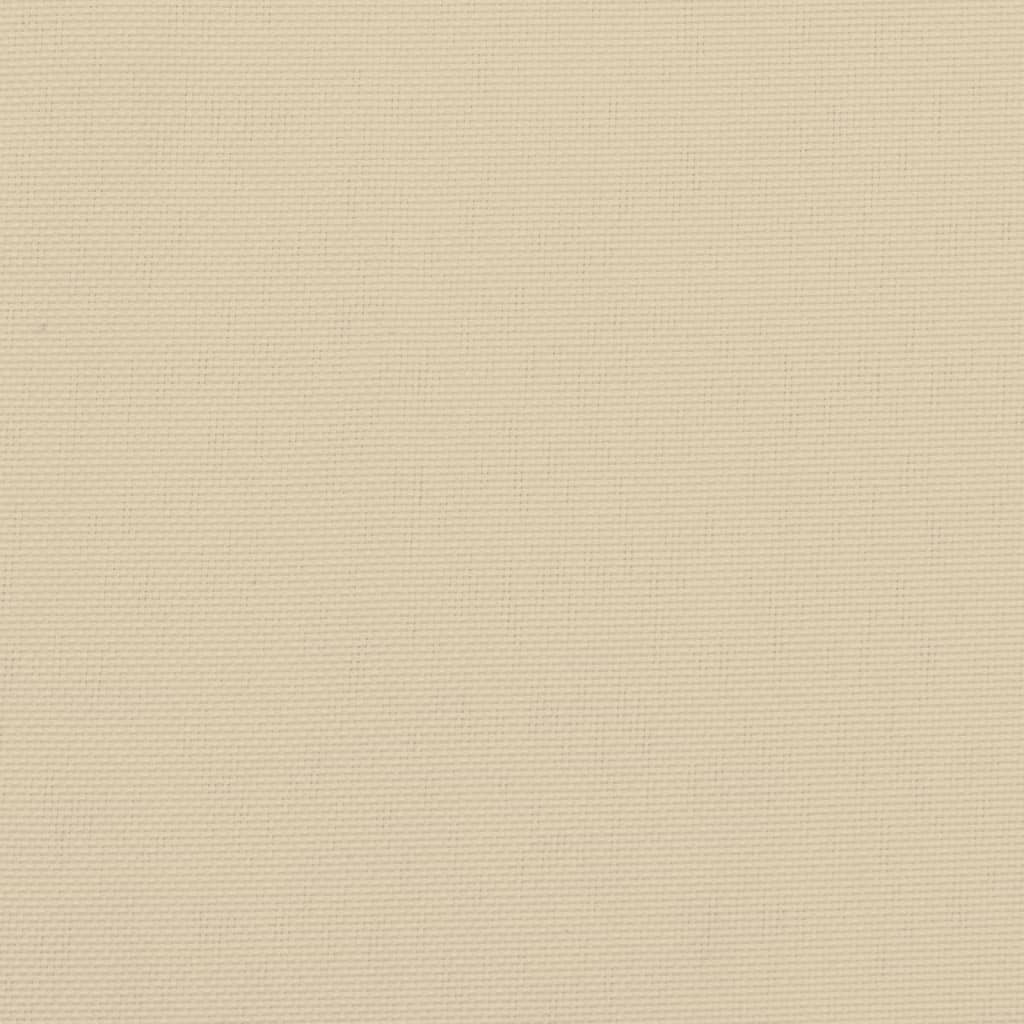 Beige oxford fabric texture for affordable quality garden bench cushions.