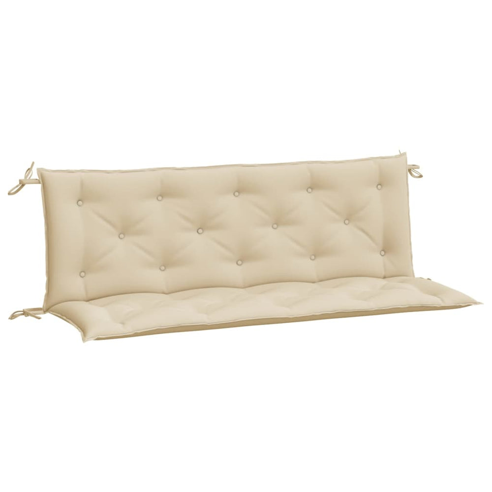 Affordable quality beige garden bench cushion set 150x50x7 cm made from durable Oxford fabric