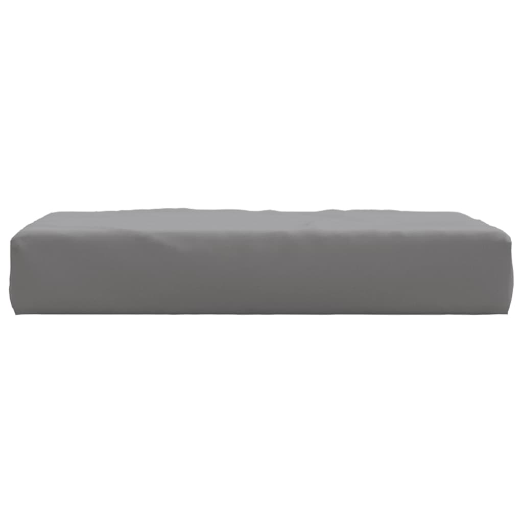 Grey pallet cushion 60x60x8 cm in durable Oxford fabric, ideal for outdoor spaces. Affordable quality and comfort.