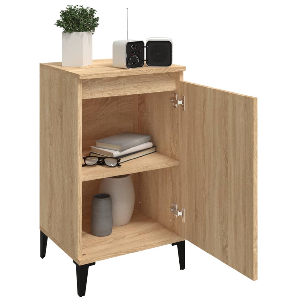 Bedside Cabinets 2 pcs Sonoma Oak 40x35x70 cm Engineered Wood