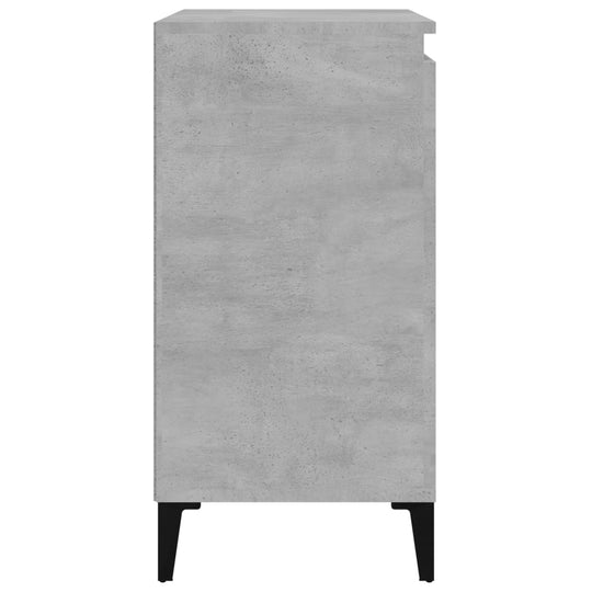 Bedside Cabinets 2 pcs Concrete Grey 40x35x70 cm Engineered Wood