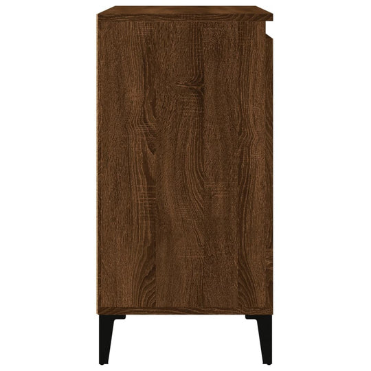 Bedside Cabinets 2 pcs Brown Oak 40x35x70 cm Engineered Wood