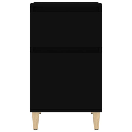 Bedside Cabinets 2 pcs Black 40x35x70 cm