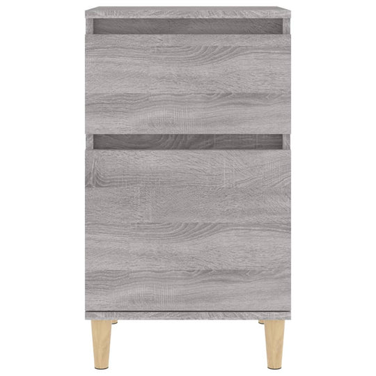 Bedside Cabinets 2 pcs Grey Sonoma 40x35x70 cm