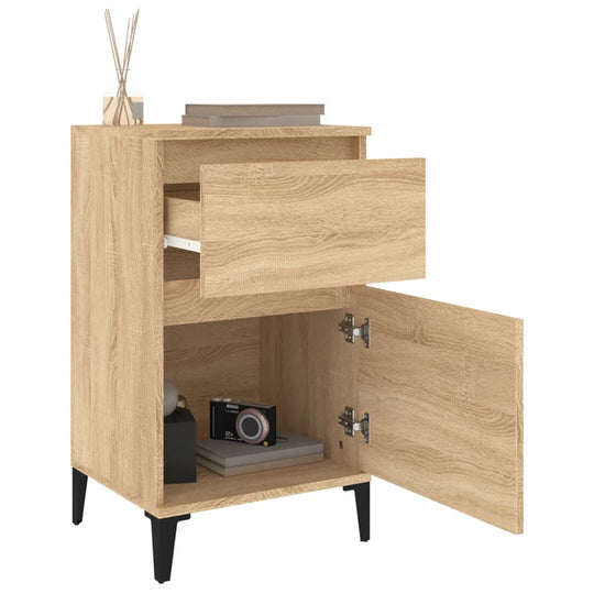 Bedside Cabinets 2 pcs Sonoma Oak 40x35x70 cm