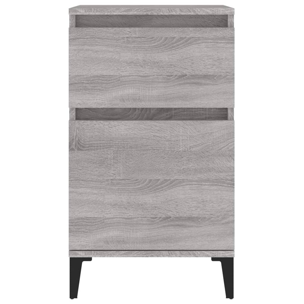 Bedside Cabinets 2 pcs Grey Sonoma 40x35x70 cm