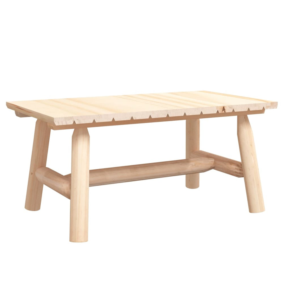 Coffee Table 90x50x41 cm Solid Wood Spruce