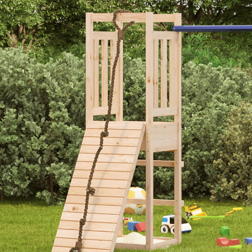 Brown, feed-cond-new, feed-sl-vidaXL Freight Payable, new, Outdoor Play Equipment, parcel, Swing Sets & Playsets, Toys & Games, Toys & Games > Outdoor Play Equipment > Swing Sets & Playsets, vidaXLPlay Tower 53X46.5X169 Cm Solid Wood Pine - Premium Swing Sets & Playsets from vidaXL - Just $147! Shop Online Buy Now at S & D's Value Store Family Business Best Customer Service