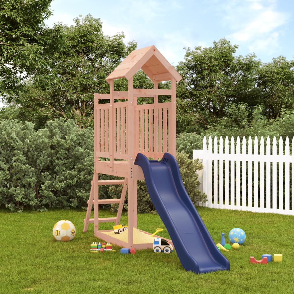 Brown, feed-cond-new, feed-sl-vidaXL Freight Payable, new, Outdoor Play Equipment, parcel, Swing Sets & Playsets, Toys & Games, Toys & Games > Outdoor Play Equipment > Swing Sets & Playsets, vidaXLOutdoor Playset Solid Wood Douglas - Premium Swing Sets & Playsets from vidaXL - Just $371! Shop Online Buy Now at S & D's Value Store Family Business Best Customer Service