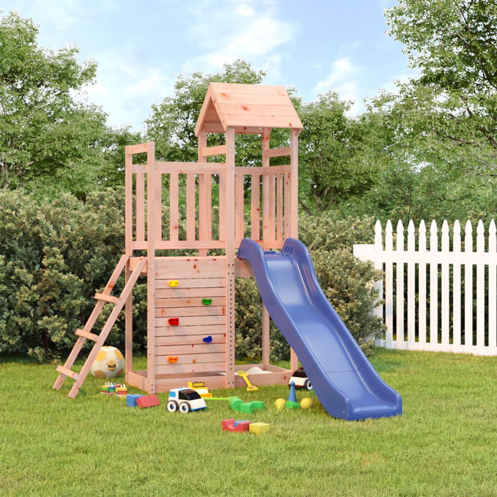 Brown, feed-cond-new, feed-sl-vidaXL Freight Payable, new, Outdoor Play Equipment, parcel, Swing Sets & Playsets, Toys & Games, Toys & Games > Outdoor Play Equipment > Swing Sets & Playsets, vidaXLOutdoor Playset Solid Wood Douglas - Premium Swing Sets & Playsets from vidaXL - Just $538! Shop Online Buy Now at S & D's Value Store Family Business Best Customer Service