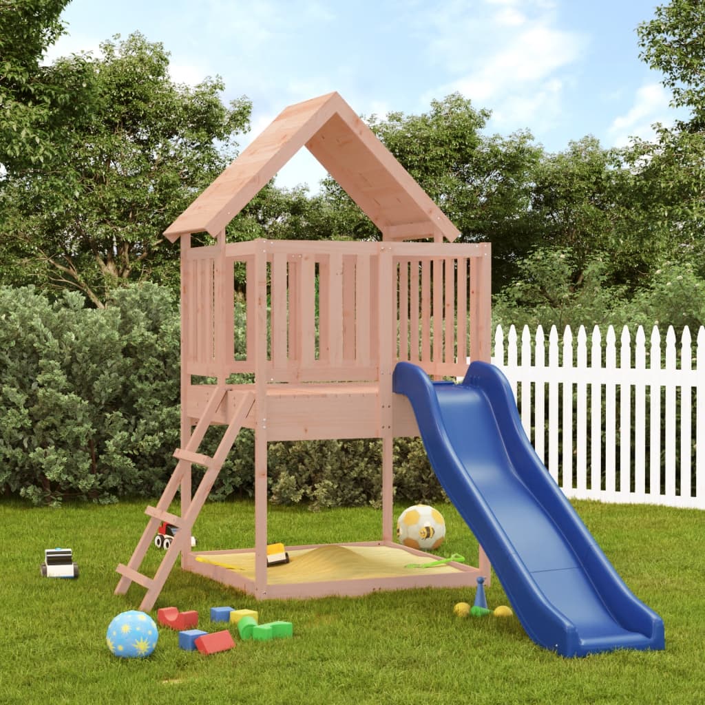 Brown, feed-cond-new, feed-sl-vidaXL Freight Payable, new, Outdoor Play Equipment, parcel, Swing Sets & Playsets, Toys & Games, Toys & Games > Outdoor Play Equipment > Swing Sets & Playsets, vidaXLOutdoor Playset Solid Wood Douglas - Premium Swing Sets & Playsets from vidaXL - Just $491! Shop Online Buy Now at S & D's Value Store Family Business Best Customer Service