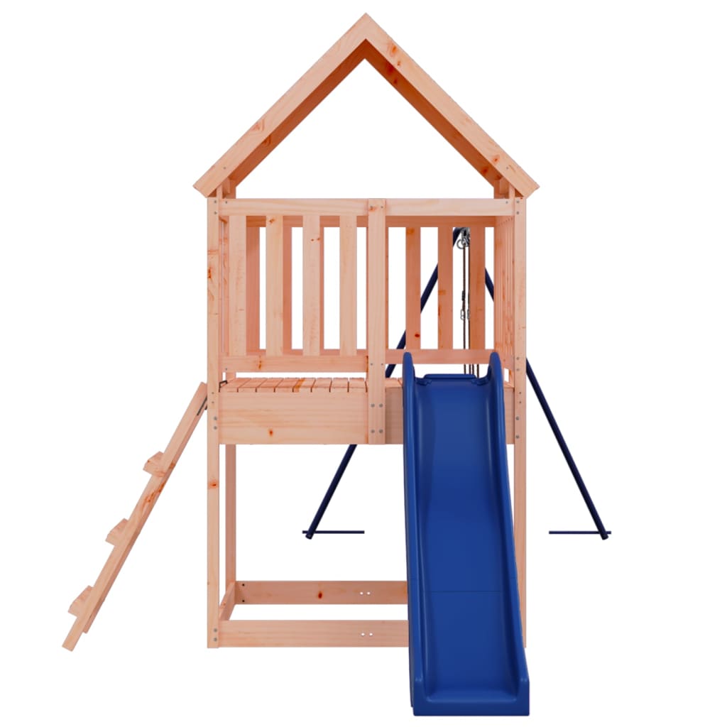 Brown, feed-cond-new, feed-sl-vidaXL Freight Payable, new, Outdoor Play Equipment, parcel, Swing Sets & Playsets, Toys & Games, Toys & Games > Outdoor Play Equipment > Swing Sets & Playsets, vidaXLOutdoor Playset Solid Wood Douglas - Premium Swing Sets & Playsets from vidaXL - Just $598! Shop Online Buy Now at S & D's Value Store Family Business Best Customer Service