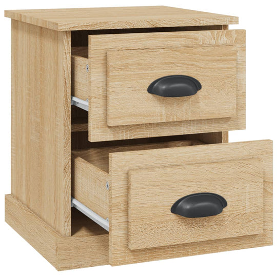 Bedside Cabinets 2 pcs Sonoma Oak 39x39x47.5 cm Engineered Wood