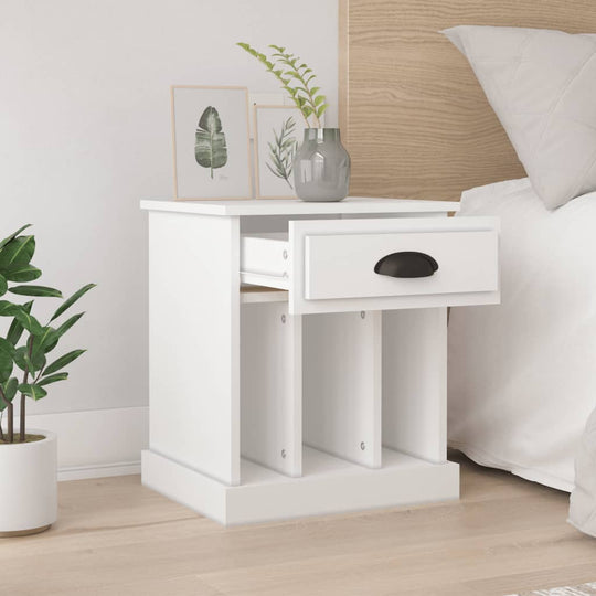 Bedside Cabinets 2 pcs White 43x36x50 cm