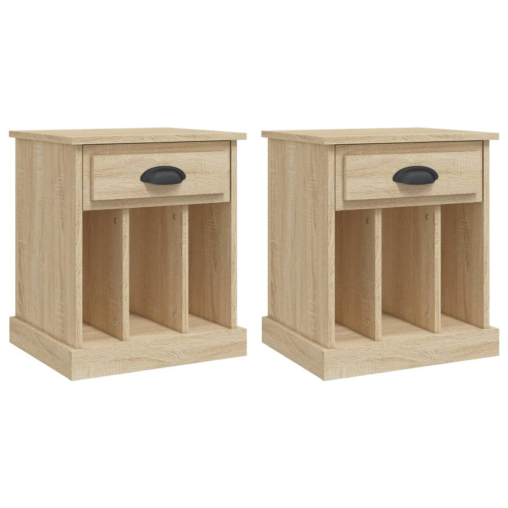 Bedside Cabinets 2 pcs Sonoma Oak 43x36x50 cm