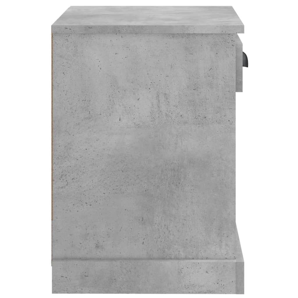 Bedside Cabinets 2 pcs Concrete Grey 43x36x50 cm