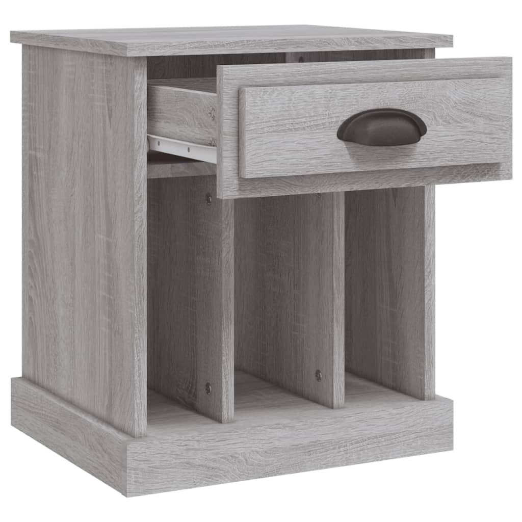 Bedside Cabinets 2 pcs Grey Sonoma 43x36x50 cm