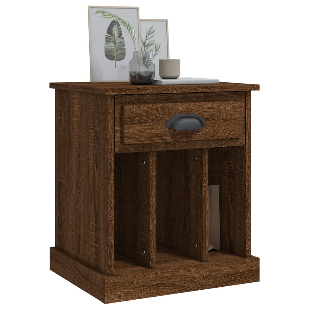 Bedside Cabinets 2 pcs Brown Oak 43x36x50 cm