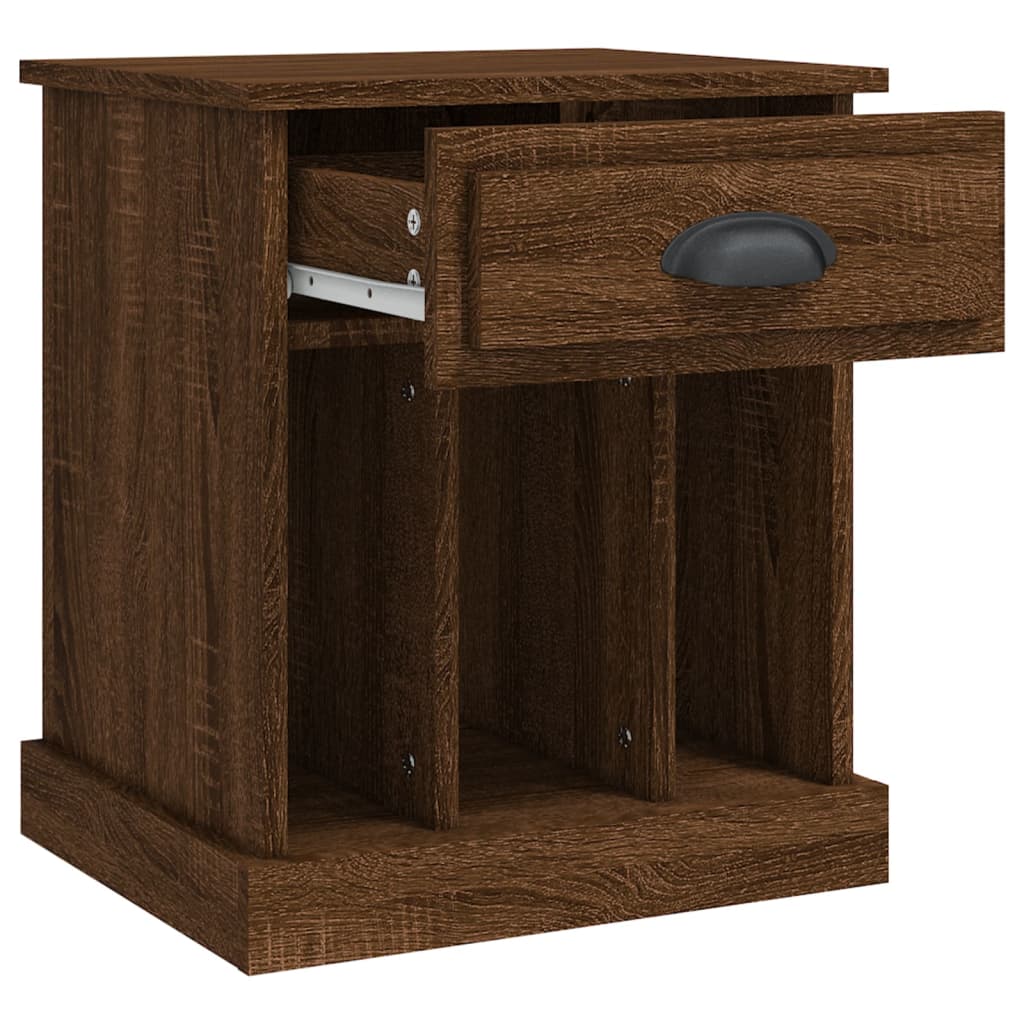 Bedside Cabinets 2 pcs Brown Oak 43x36x50 cm