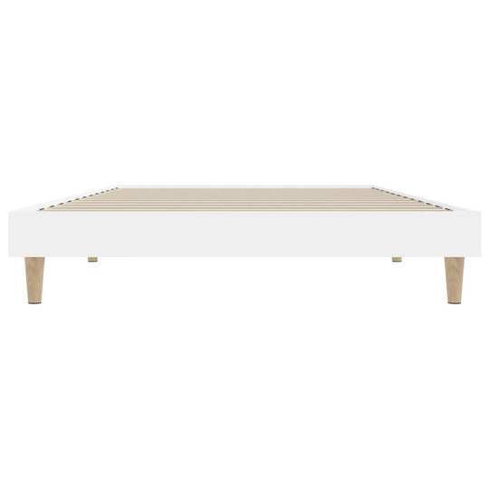 Bed Frame without Mattress White 90x190 cm Engineered Wood