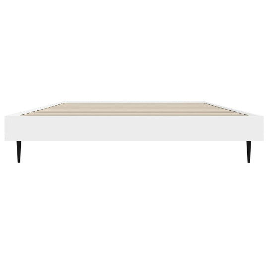 Bed Frame without Mattress White 90x190 cm Engineered Wood