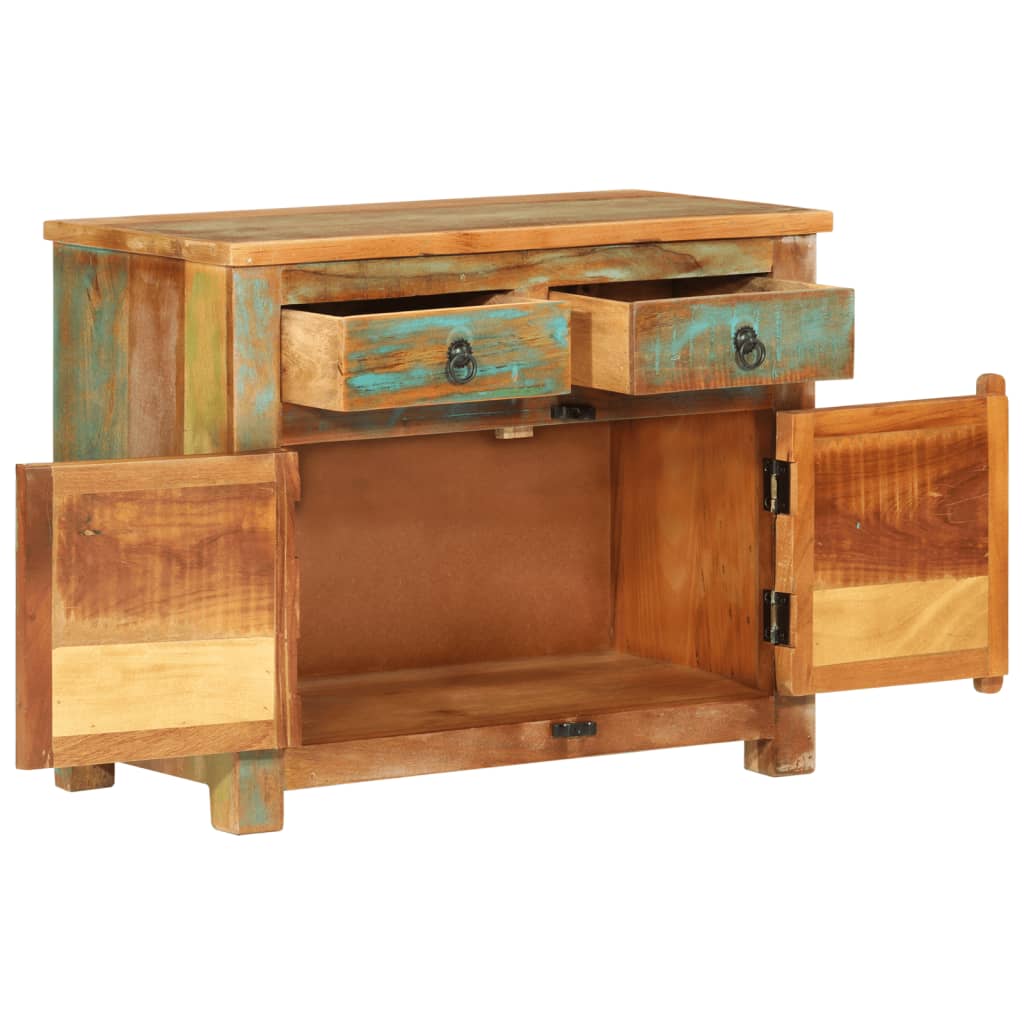 Sideboard 68X35X55 Cm Solid Wood Reclaimed