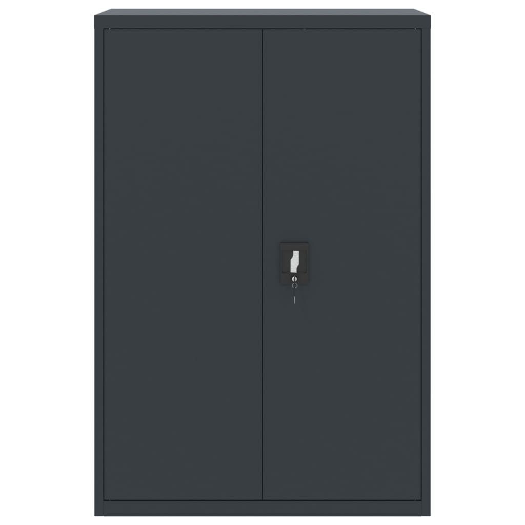 File Cabinet Anthracite 90x40x140 cm Steel