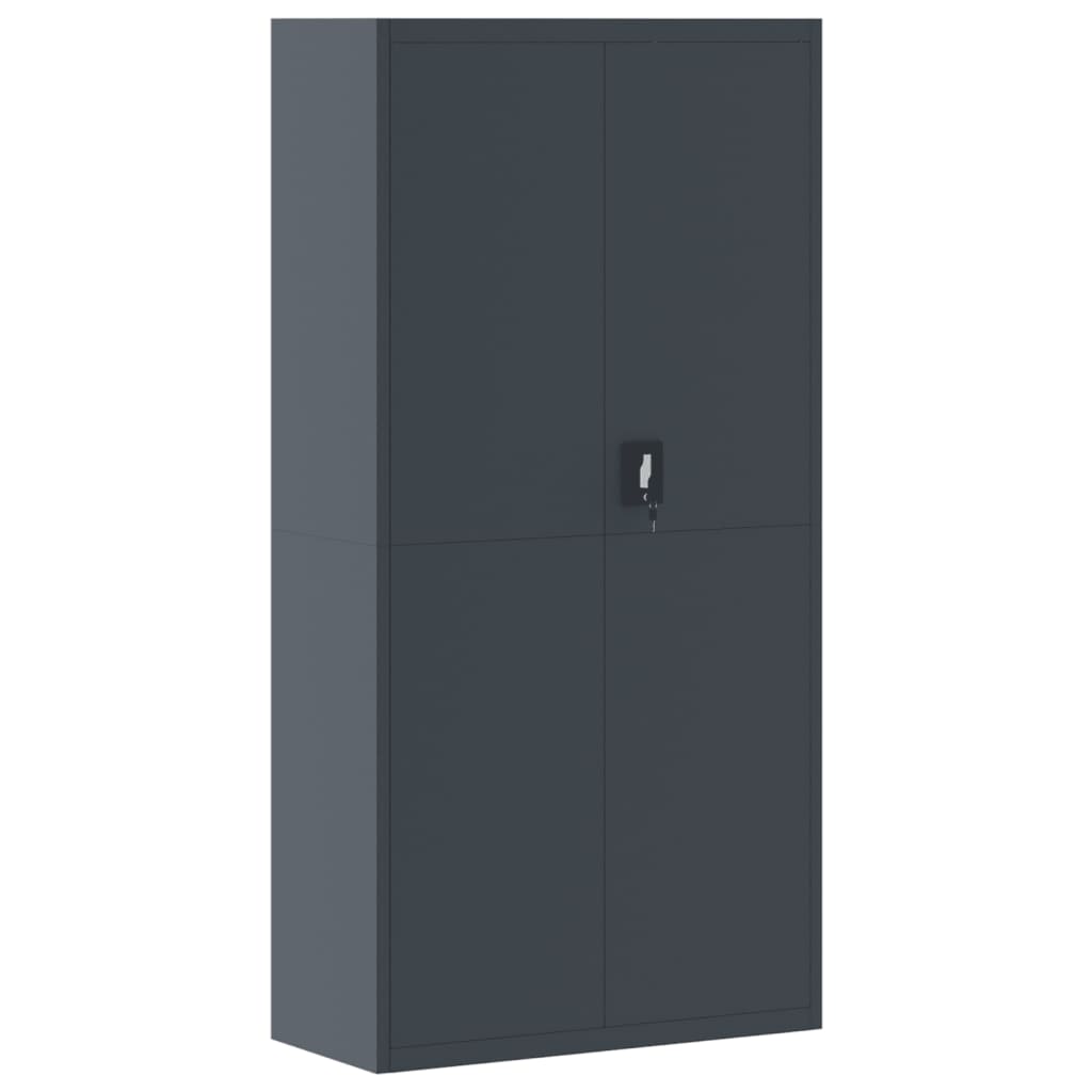 File Cabinet Anthracite 90x40x180 cm Steel