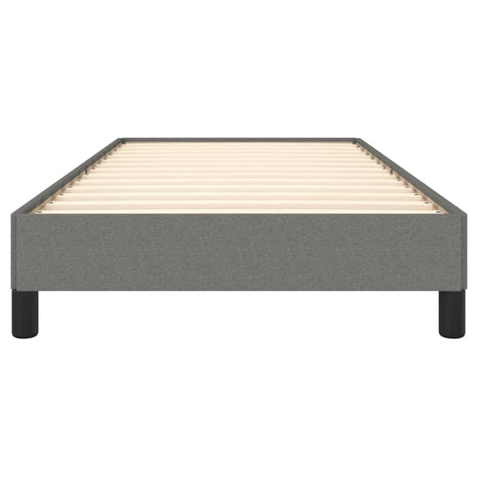 Bed Frame without Mattress Dark Grey King Single Fabric