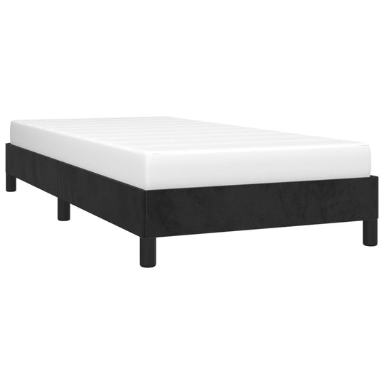 Bed Frame without Mattress Black King Single Velvet