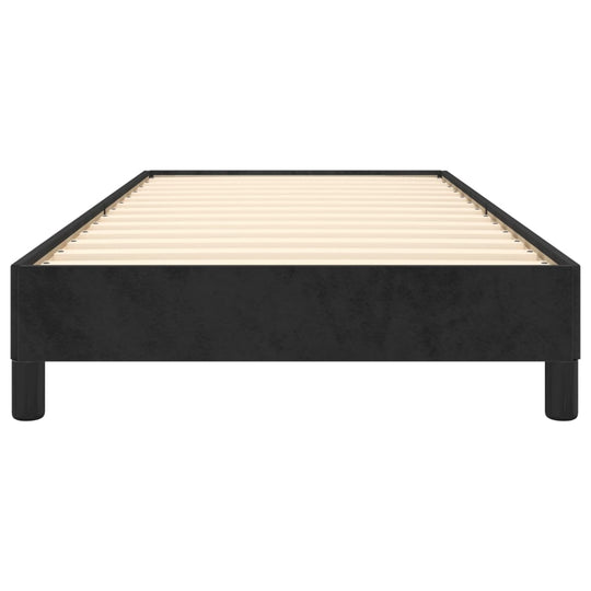 Bed Frame without Mattress Black King Single Velvet