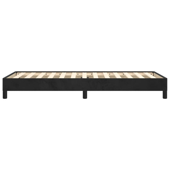 Bed Frame without Mattress Black King Single Velvet