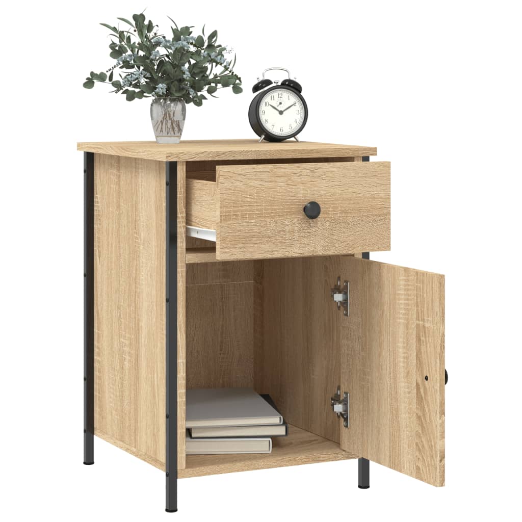 Bedside Cabinets 2 pcs Sonoma Oak 40x42x60 cm Engineered Wood