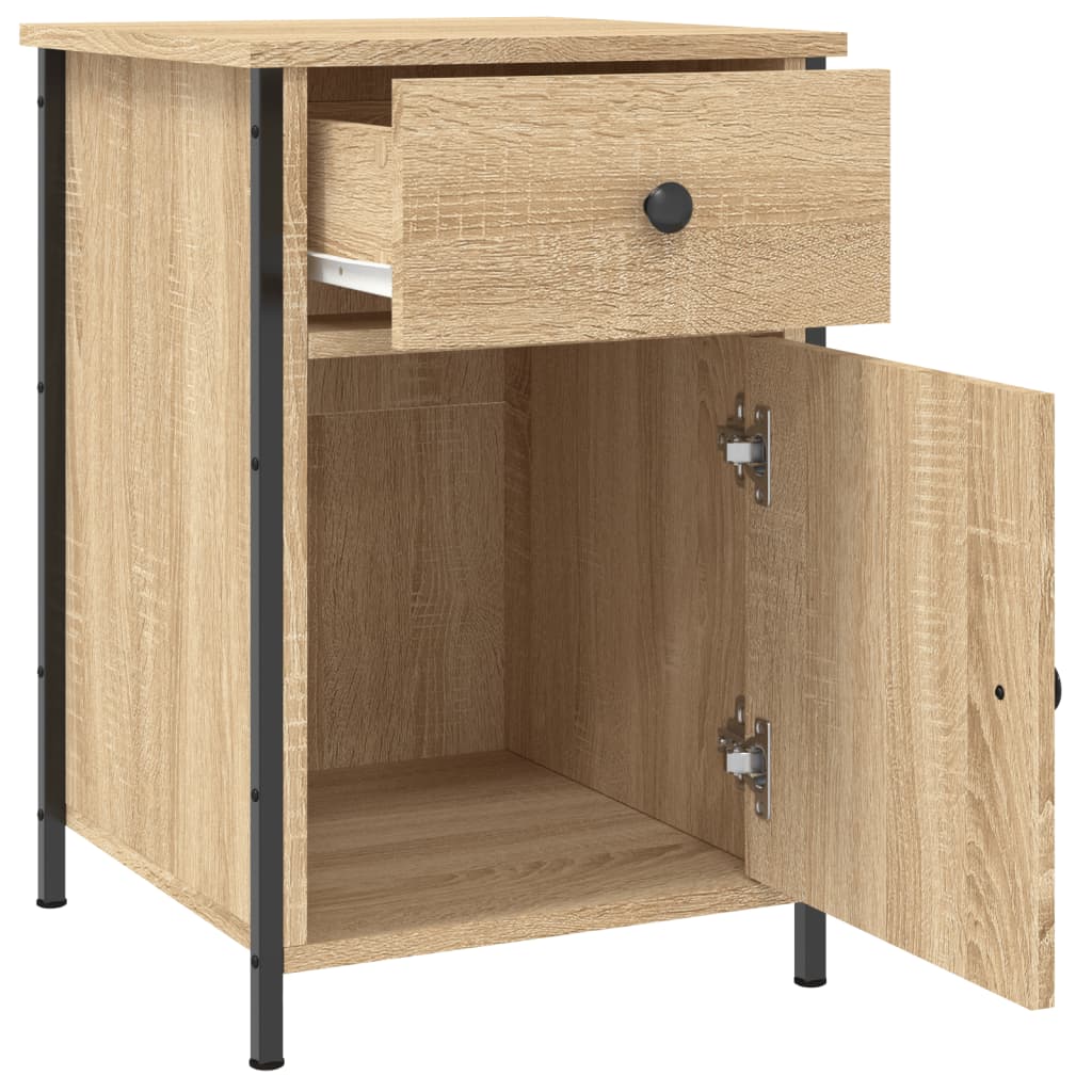 Bedside Cabinets 2 pcs Sonoma Oak 40x42x60 cm Engineered Wood