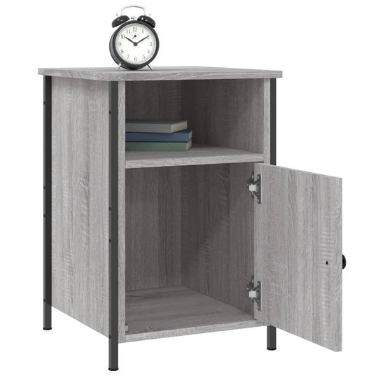 Bedside Cabinets 2 pcs Grey Sonoma 40x42x60 cm Engineered Wood