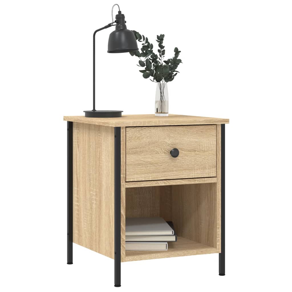 Bedside Cabinets 2 pcs Sonoma Oak 40x42x50 cm Engineered Wood