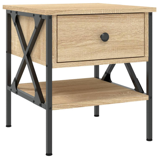 Bedside Tables 2 pcs Sonoma Oak 40x42x45 cm Engineered Wood