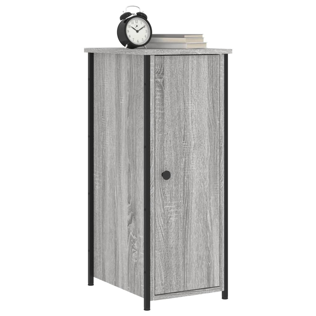 Bedside Cabinets 2 pcs Grey Sonoma 32x42x80 cm Engineered Wood