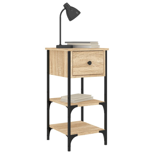 Bedside Cabinets 2 pcs Sonoma Oak 34x36x70 cm Engineered Wood