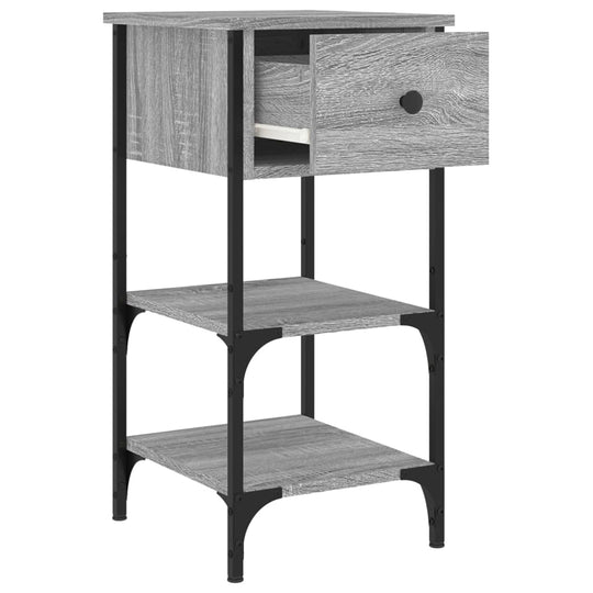 Bedside Cabinets 2 pcs Grey Sonoma 34x36x70 cm Engineered Wood