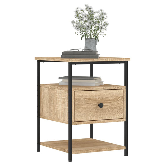 Bedside Cabinets 2 pcs Sonoma Oak 40x42x56 cm Engineered Wood