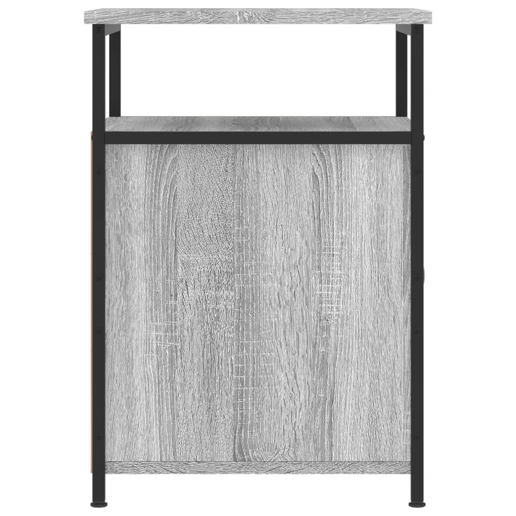 Bedside Cabinets 2 pcs Grey Sonoma 40x42x60 cm Engineered Wood