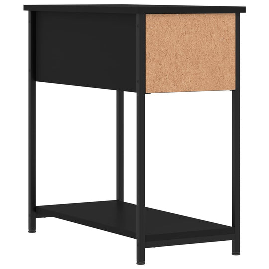 Bedside Cabinets 2 pcs Black 30x60x60 cm Engineered Wood