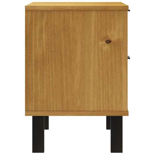 Bedside Cabinet FLAM 49x35x50 cm Solid Wood Pine