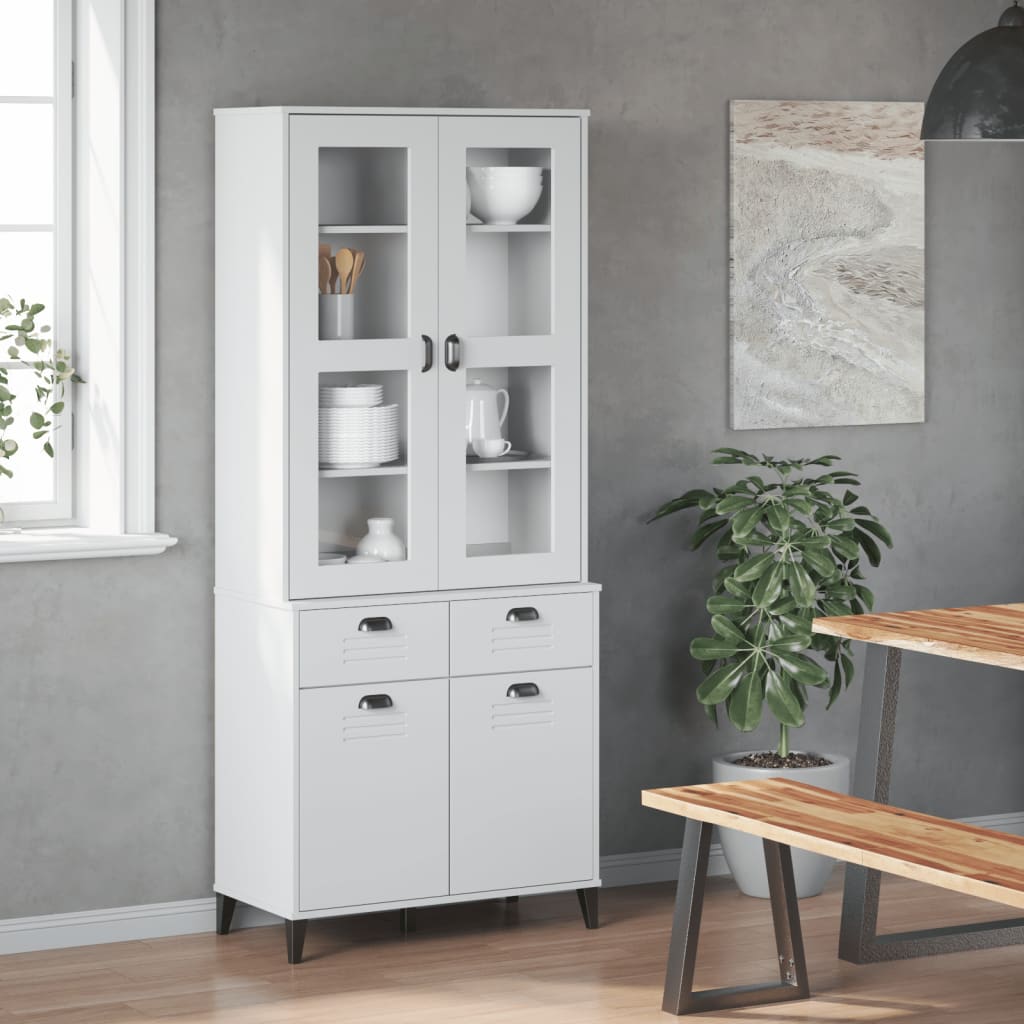 Highboard Viken 80X40X190 Cm Solid Wood Pine