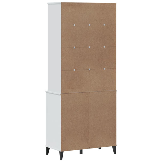 Highboard Viken 80X40X190 Cm Solid Wood Pine