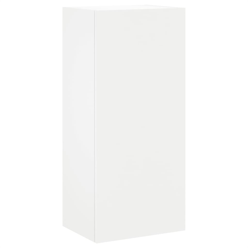 TV Wall Cabinet White 40.5x30x90 cm Engineered Wood