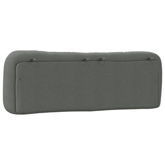 Headboard Cushion Dark Grey 152 cm Queen Fabric