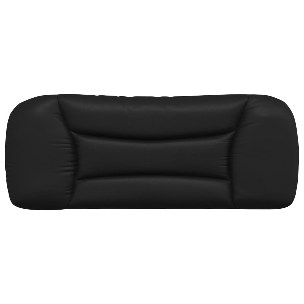 Headboard Cushion Black 107 cm King Single Faux Leather